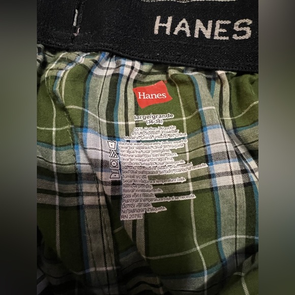 Hanes Plaid Pajama Pants ✨Free with Purchase✨ - Picture 6 of 6